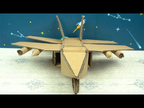 Video Máy Bay Chiến Đấu - Hướng Dẫn Làm Máy Bay Bằng Bìa... - youtube