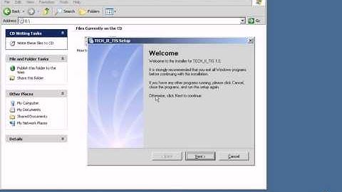 The steps to instruction TIS2000