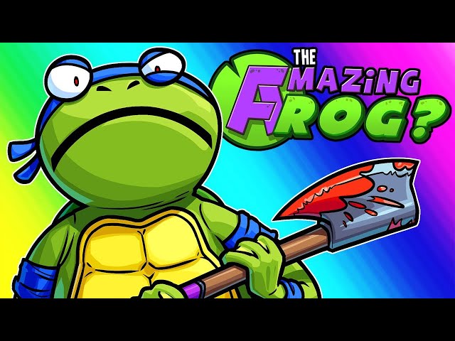 Amazing Frog - Teenage Mutant Ninja Frogs!
