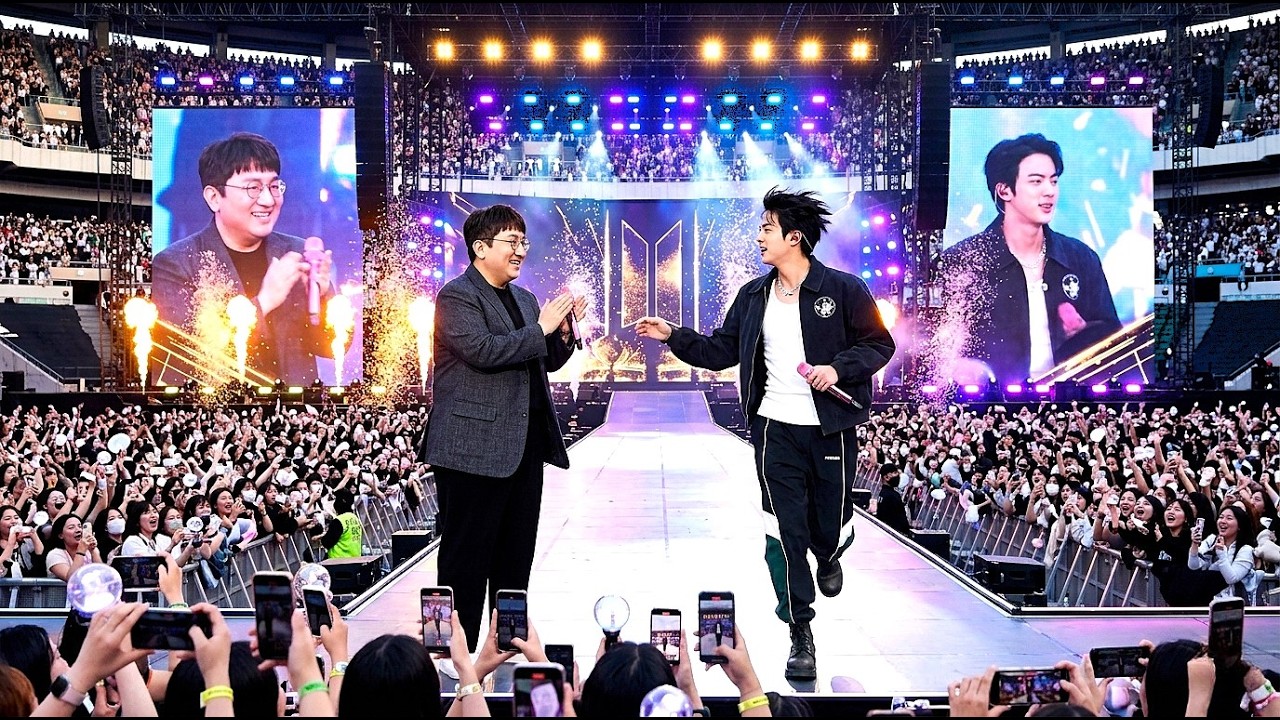 Shocking News, Bts Jin And The Rest Of Bts Ran Toward Bang Si Hyuk