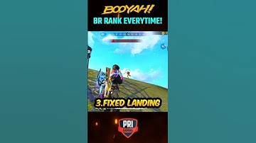 3 Secret Tips For Booyah EVERYTIME in BR Rank for Grandmaster |  🤔 #freefireshorts #shorts