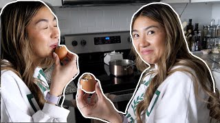 Half Vietnamese Girl Trying Viet Foods For the First Time! Fertilized Chicken Balut Egg! by Kyle Le Dot Net 19,178 views 1 year ago 13 minutes, 30 seconds