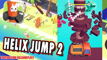 Helix Jump 2 By Voodoo Gameplay Walkthrough Level 1 - 23 (iOS Android)