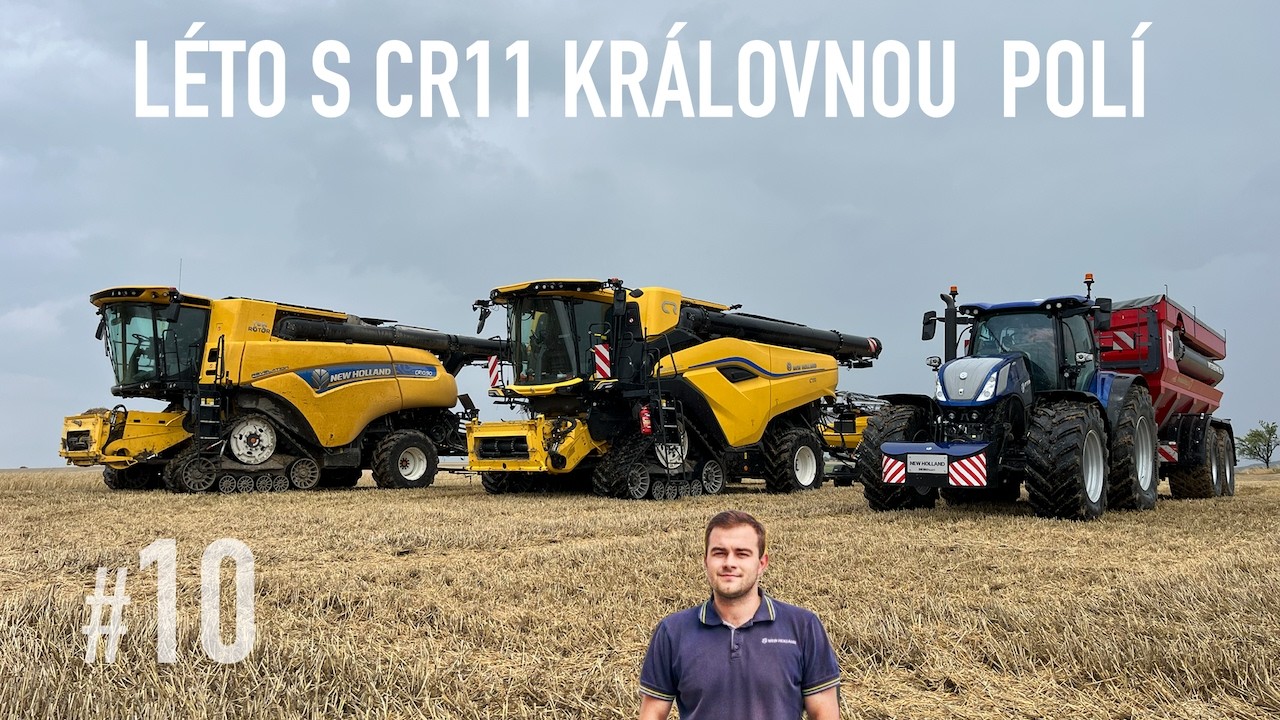 #10 LÉTO S CR11 - Královnou polí | část 10. CR10.90 vs. CR11 | New Holland CR11