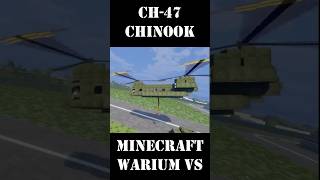 Working CH-47 Chinook Helicopter in Minecraft with Warium VS #create #military #warium #helicopter