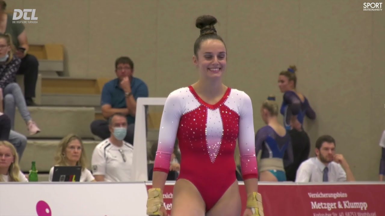 Pauline Schäfer - Boden - 1. Bundesliga Frauen, Mannheim - 02.10.2021