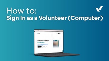 Vottiv Volunteer Login Guide (Computer/Desktop)