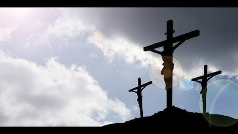 Man on the middle Cross by Rhett Walker