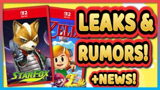 Nintendo Switch 2 Leaks &amp; Rumors Appear |Star fox MULTIPLAYER?! + ANOTHER ZELDA!