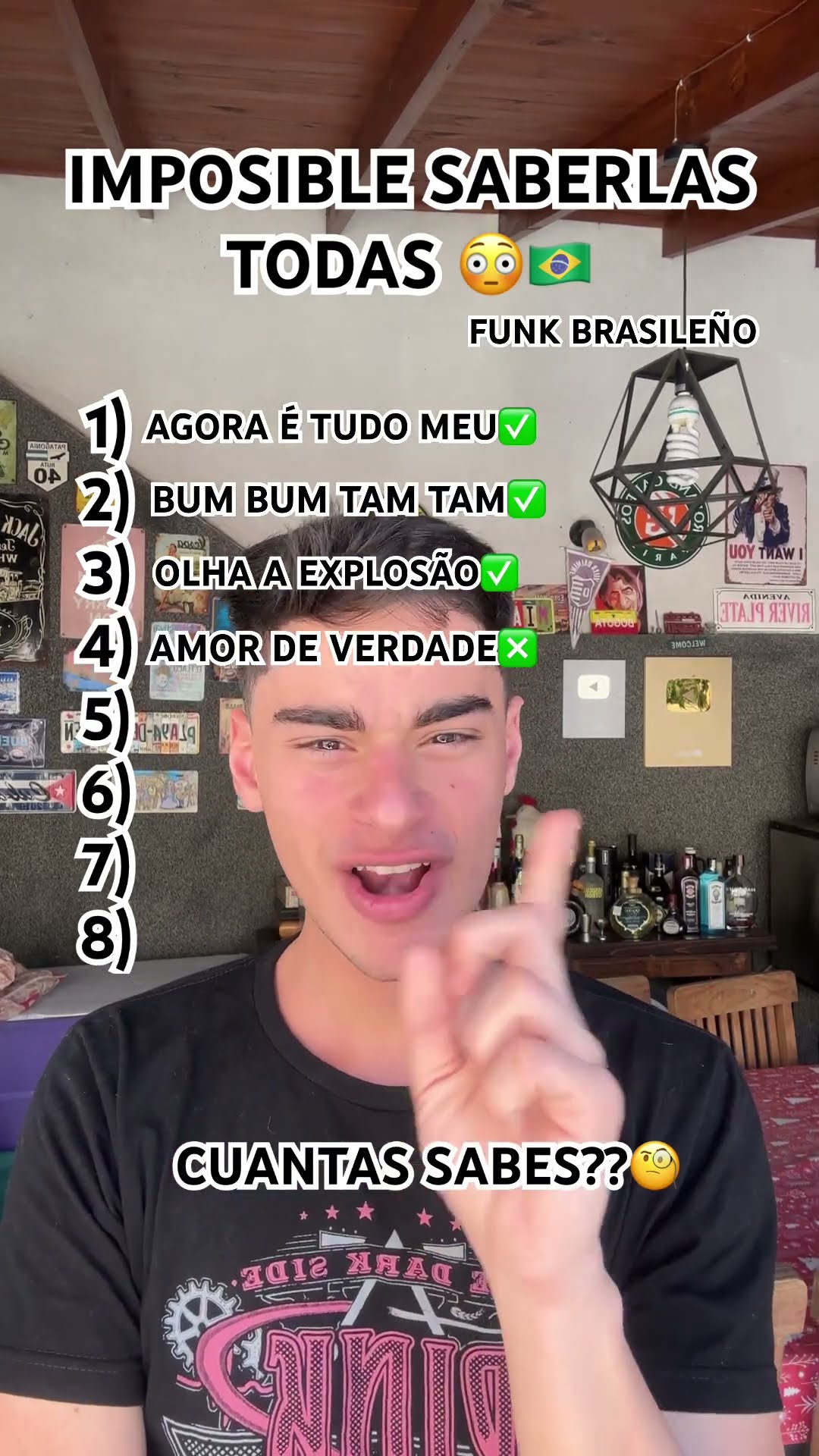 CUANTAS CANCIONES DE FUNK BRASILERO SABES??????
