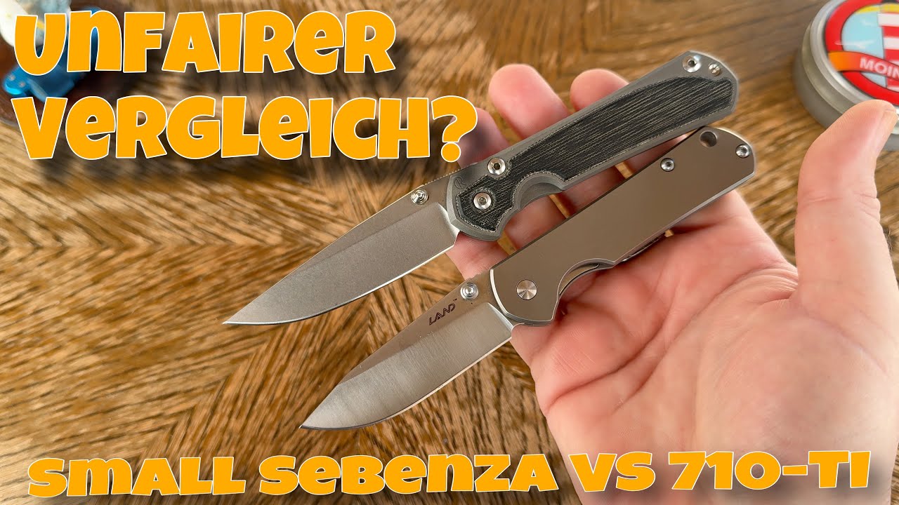 🚨 Ein unfairer VERGLEICH? Chris Reeve SMALL SEBENZA vs LAND 710-TI 🚨 ...