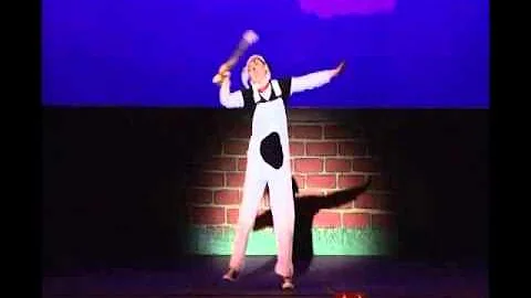 Melissa Zeller as Snoopy singing Supertime