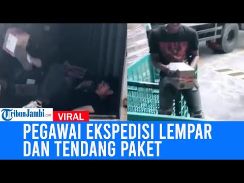 Viral Aksi Pegawai Ekspedisi Lempar Dan Tendang Paket Ke Dalam Truk, Dikecam Netizen Habis-Habisan