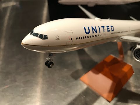 United Airlines 777-300ER, N2331U, Gemini 200, Unboxing and Review