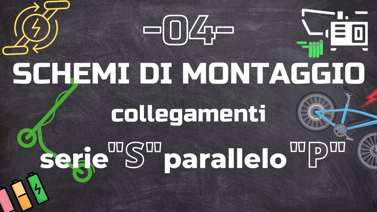 Collegamenti in serie e parallelo , schemi di montaggio per costruire