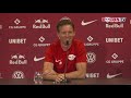 Pressekonferenz vor dem DFB-Pokal-Spiel beim VfL Osnabrück