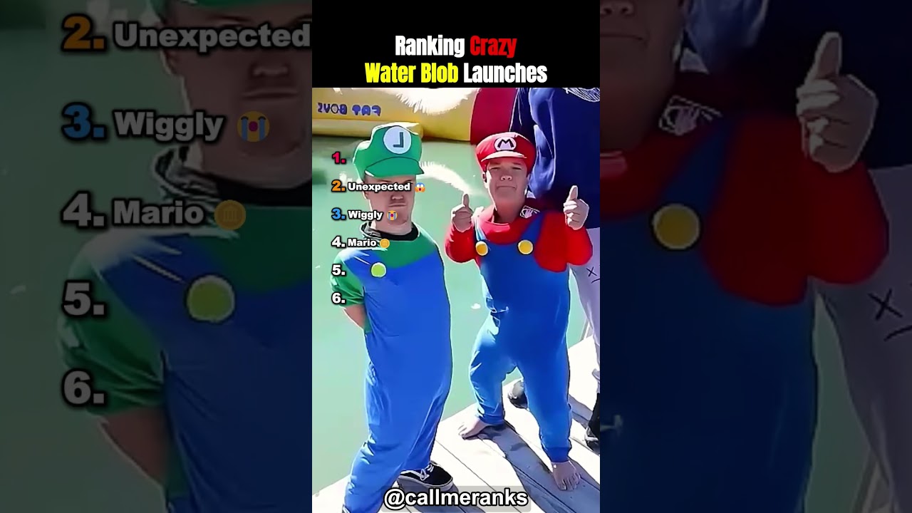 Ranking Crazy Water Blob Launches! 💀😭 #usa