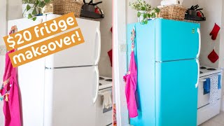 FAUX STAINLESS STEEL FRIDGE MAKEOVER: Peel 'N Stick HONEST Product Review 