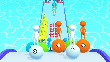 Dennis & Gnasher 2048 Ball Runner ! All Levels Gameplay (153-158) android,ios