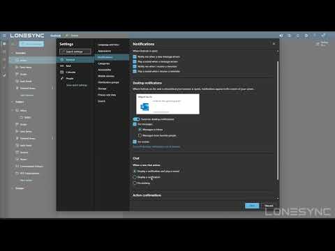 Outlook Web Enable Desktop Notifications in M365 Suite | LoneSync