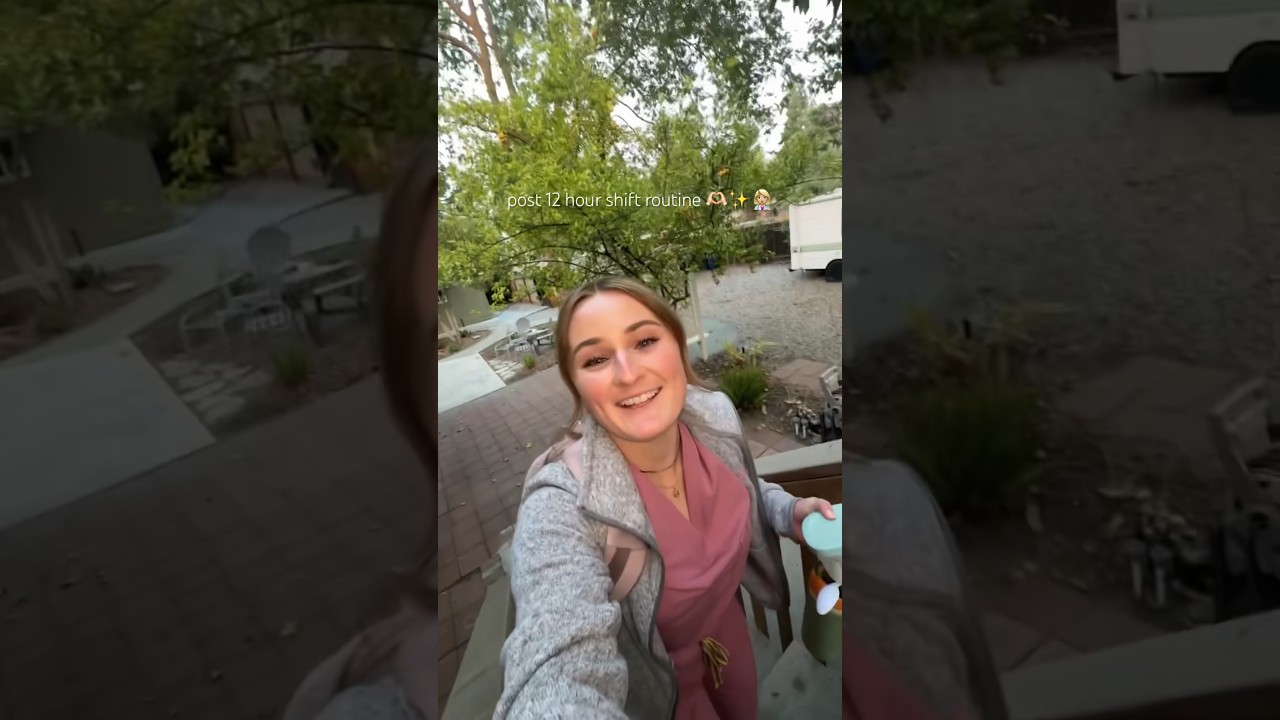 после 12-часовой смены в качестве медсестры 👩🏼‍⚕️ 