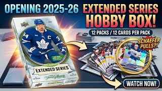 Full of Schaefer!! Opening 2025-26 Upper-Deck Extended hobby hockey card box 