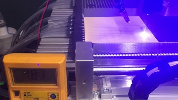 Lasertest PWM 100-10% for a 3,5W Blue Laser