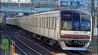 東京メトロ副都心線10000系10124F　F急行森林公園駅行きふじみ野駅到着(2022/12/14)