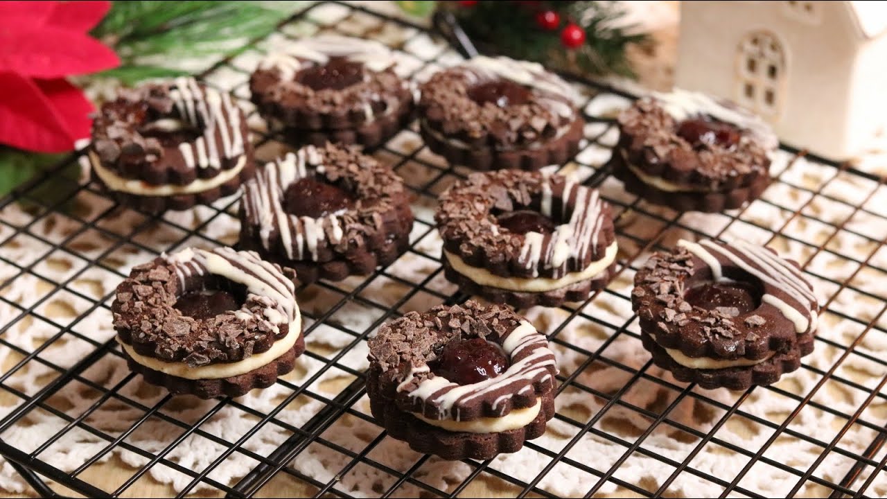 SCHWARZWÄLDER KIRSCH PLÄTZCHEN - SCHWARZWÄLDER KEKSE - SCHOKO KEKSTEIG