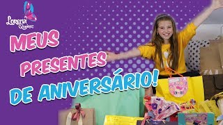 Abri Meus Presentes De Aniversário