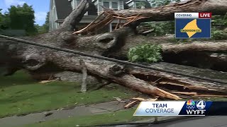 Tree falls through Anderson, South Carolina, mayor's home during storms