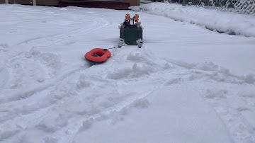 Rc Warthog aifv in the snow 1