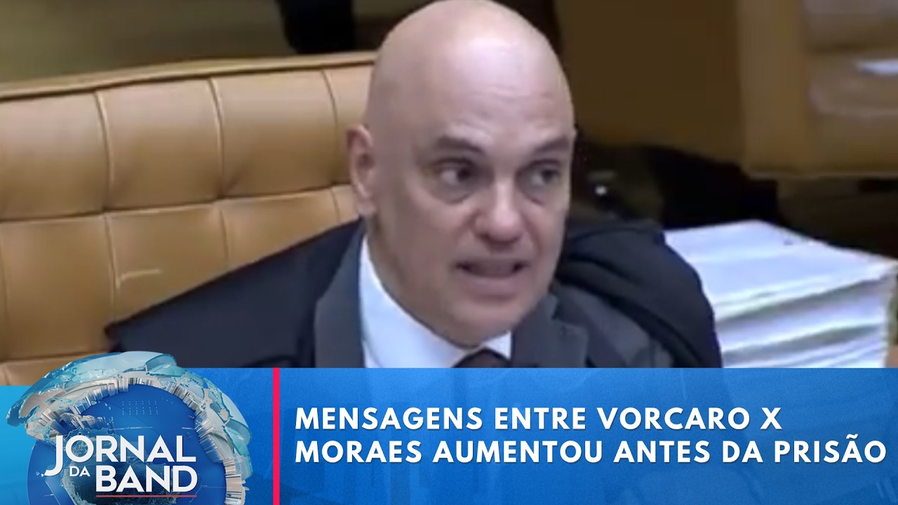 Mensagens entre Vorcaro x Moraes aumentou antes da prisão