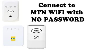 How To Connect To Your MTN MiFi or Router Without a Password  (WPS Method) || No Password Needed