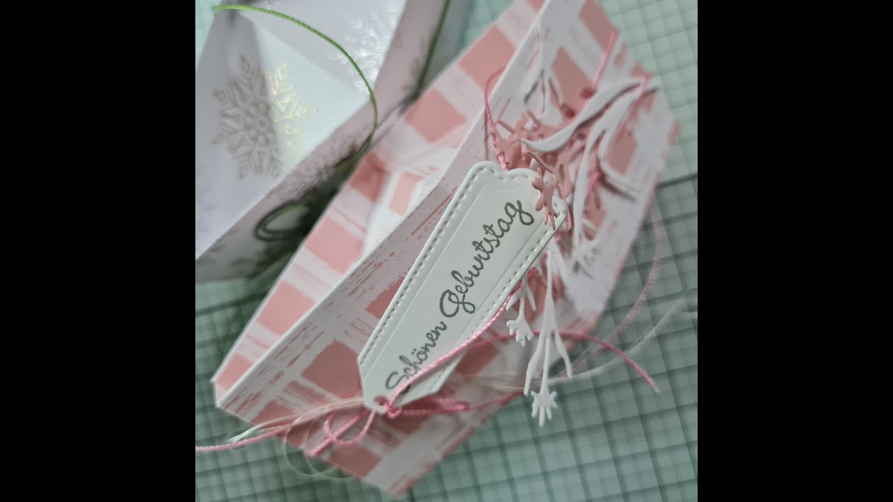 Anleitung Rautenbox/ Wippbox mit Produkten von StampinUp