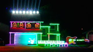 Best Of Disney Villains Light Show - Halloween 2015