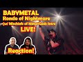 Musicians react to hearing babymetal  rondo of nightmare w mischiefs of metal gods intro