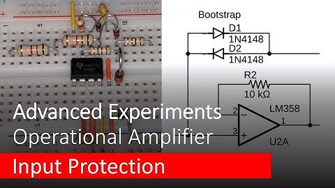 Op amp input protection circuitry prevents disaster