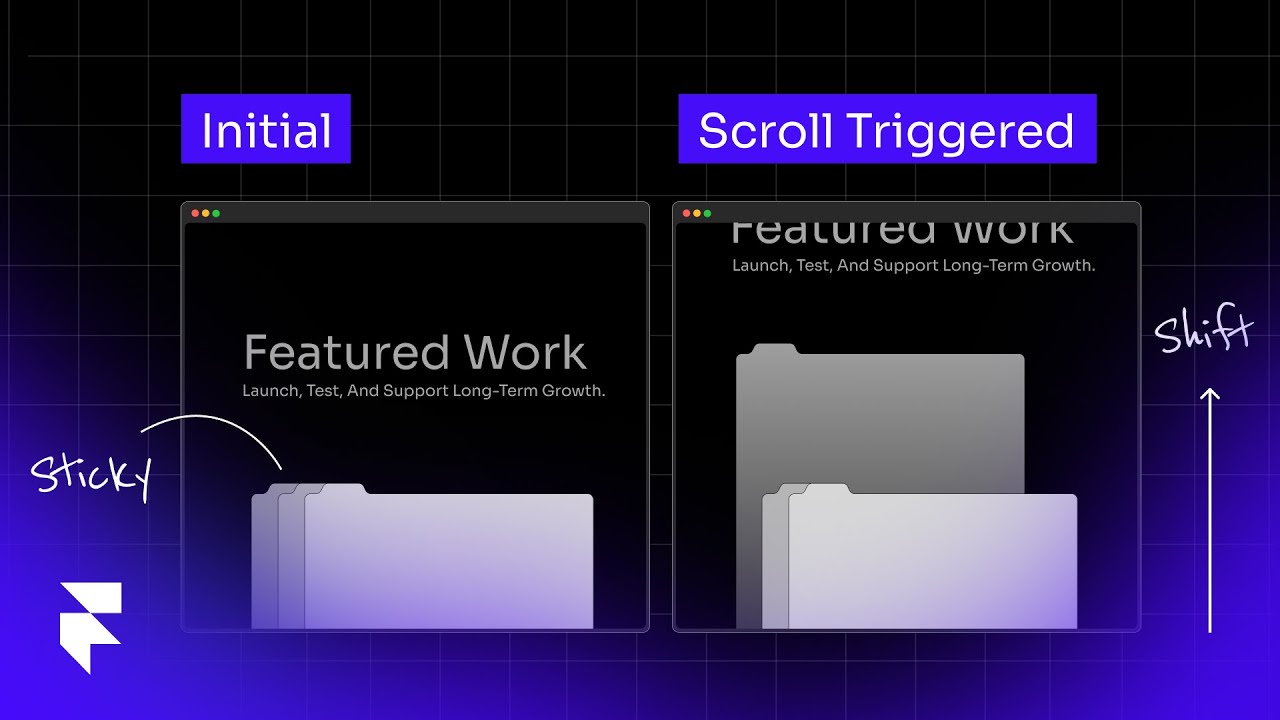 Reverse Sticky Scroll Trigger Effect in Framer - YouTube