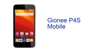 Gionee GIONEE P4S Mobile Specification [INDIA]