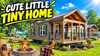 This Tiny Home is super CUTE. And it has a Loft.