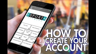 How to Create Your Account | Mobile App | Esporta screenshot 1