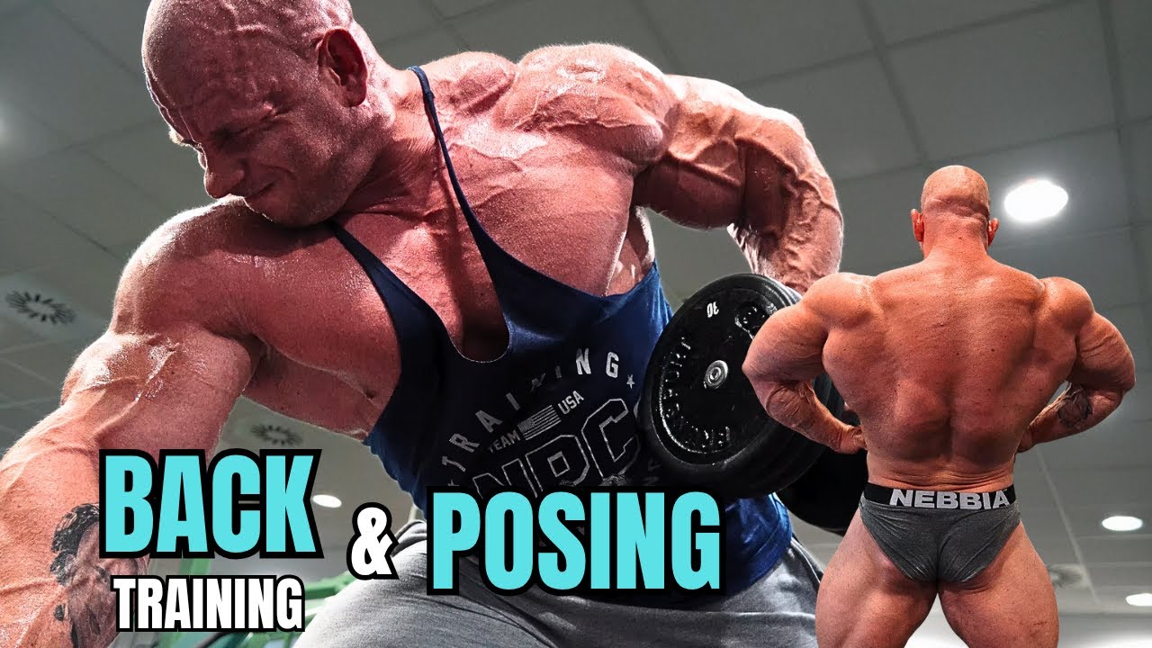 COMPLETE BACK WORKOUT in the Bulking Phase & POSING! ft. Lukas Osladil