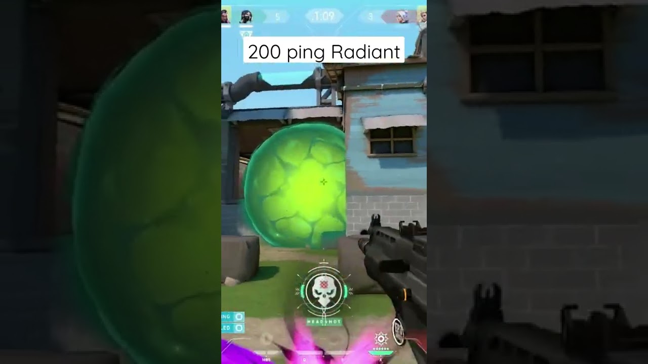 How a 200 ping radiant Reyna plays