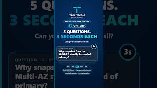 Amazon Databases Set - 4  Flashcards  : 5 Questions in 15 Seconds #Shorts