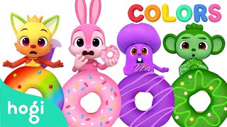 new learn colors with colorful donuts colors songs kids learn colors pinkfong hogi