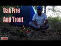 How to cook trout in a clay pot at solo bushcraft camping