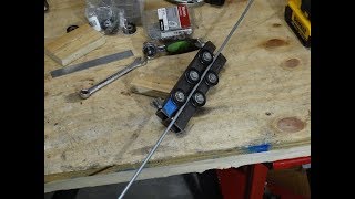 DIY Brake line  Tubing straightener, pipe straightener
