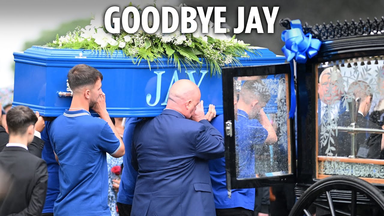 LIVE: Jay Slater's family and friends attend teen's funeral after he fell to his death in Tenerife