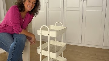 My Review Of The Amazon Basics 3-Tier Rolling Utility